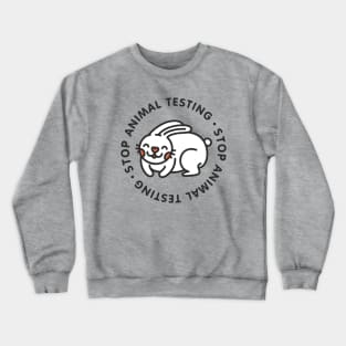 Stop animal testing Crewneck Sweatshirt